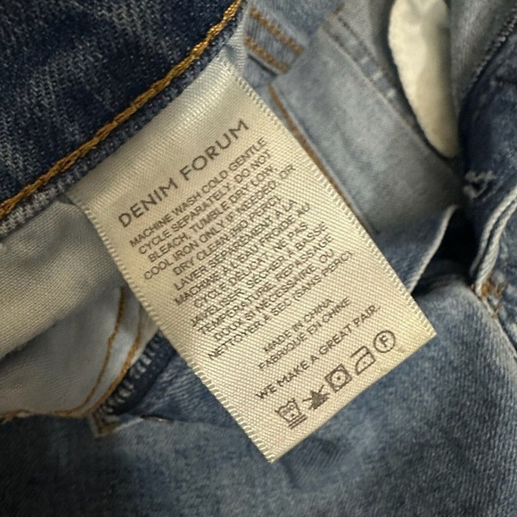 ARITZIA DENIM FORUM The Yoko High Rise Slim Jeans Picture This Bleu - Picture 10 of 14